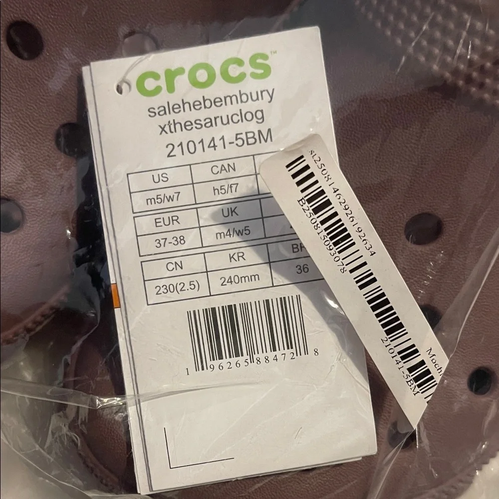 CROCS Salehe Bembury (m5/w7) NWT - Picture 3 of 6